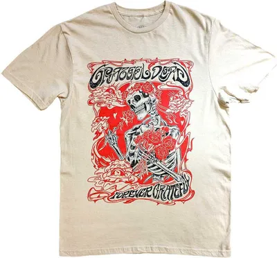 Image de Grateful Dead - "Forever Red Frame" T-Shirt für Herren/Damen Uni RO12290 (M) (Sand)