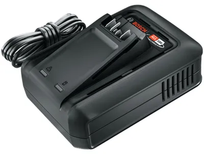 Productafbeelding van Bosch snellader AL 18V-44, 18V systeem, 4,4A laadstroom. Acculadingsduur: 2,0/2,5/4,0/6,0 Ah: 34/44/59/87 minuten. Ingebouwde wandhouder