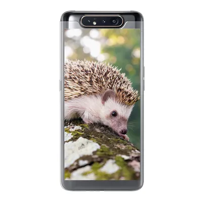 Produktbild von MuchoWow® Handyhülle Schutzhülle Hülle für Samsung Galaxy A80 Baby - Igel - Baum Silikon Softcase Handy Hülle - Schutzdeckel