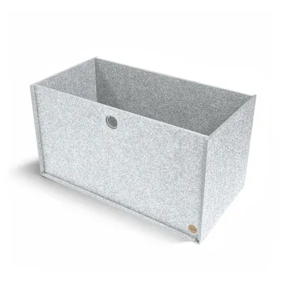 Produktbild von Aufbewahrungsbox CARGA Filz 30 x 56 x 31 cm ohne Deckel in hellgrau meliert