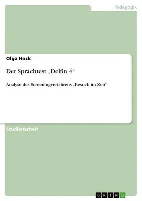 Produktbild von Der Sprachtest "Delfin 4"