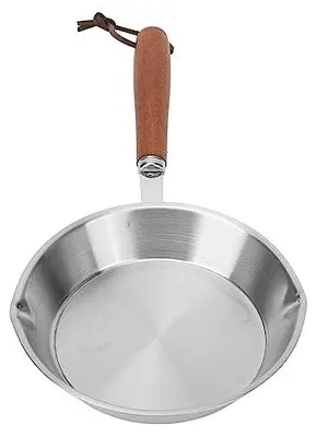 Edelstahlpfanne 12 cm, antihaftbeschichtet, für Induktion, gleichmäßige Wärme