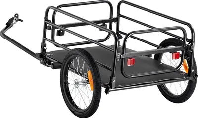 Zdjęcie produktu dla Przyczepka rowerowa 72.5 kg, składana, koła 40.6 cm, z hitch