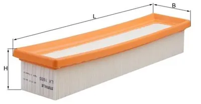 Obrázok produktu pre Vzduchový filter KNECHT LX 1655