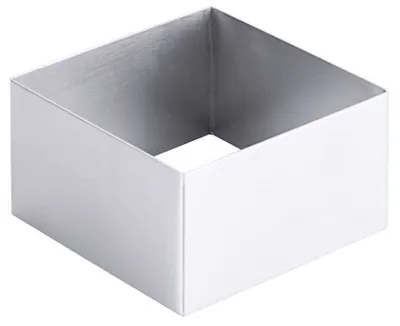 Productafbeelding van Schuimkoekvorm van roestvrij staal 18/10 of 18/0, naadloos gelast