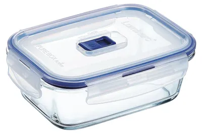Productafbeelding van LUMINARC Pure Box, rechthoekige voorraadbus met deksel, inhoud: 0,82 liter