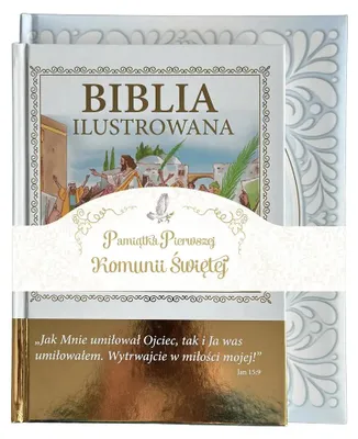 Productafbeelding van Pakiet: Biblia ilustrowana / Pamiątka Pierwszej Komunii świętej