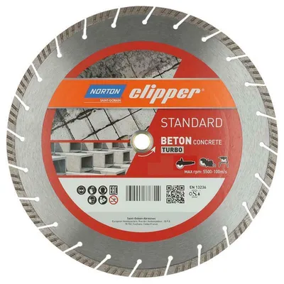 Produktbild von Norton Clipper Diamanttrennscheibe STANDARD BETON TURBO 300x20,0 mm