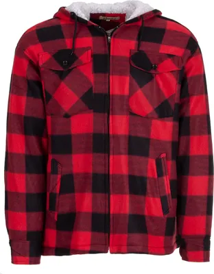 Produktbild von Thermojacke Hoodie Holzfällerjacke , Farbe:rot, Größe:L
