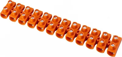 Image de Bornier, raccordement à vis, thermoplastique, LTF 12-25, orange