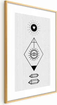 Produktbild von Posterpapier Poster - Symbols 60x90 cm Text n-C-0200-ao-a