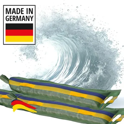 Produktbild von 3 Stück gefüllte Miko® Sandsäcke, Hochwasserschutz bei Türen und Toren, extrem reißfest und anpassungsfähig, Silosandsäcke, befüllt mit Sand/Kies