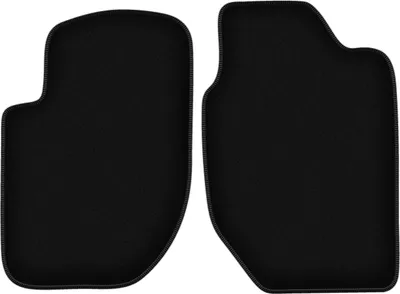 Image de Wielganizator Tapis avant de sol velours sur-mesure pour Land Rover Freelander I (1996-2006, SUV) noir, jeu 2 pièces, fixations