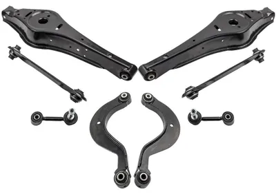 Produktbild von Querlenker Set Hinterachse - Verstellbar links rechts - Stahl - Für Audi A3 8P VW Golf 5 6 Passat 3C Touran