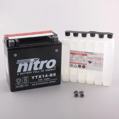 Obrázek produktu pro Baterie Nitro YTX14-BS 12AH MF