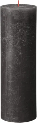 Produktbild von Bolsius Stumpenkerze Rustikal Stürmisch Grau - 30 cm / ø 10 cm