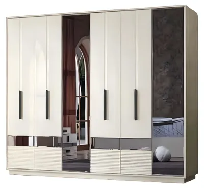 Zdjęcie produktu dla Designerskie drewniane meble do sypialni nowoczesna luksusowa szafa