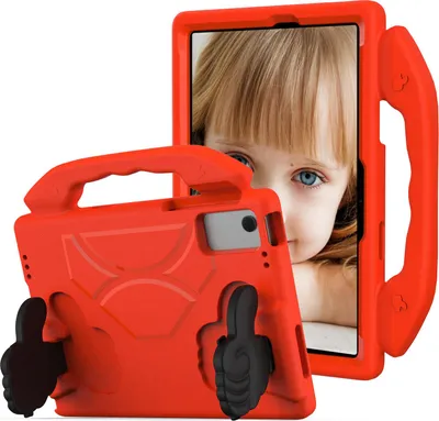 Obrázek produktu pro Dětské pouzdro pro Samsung Galaxy Tab A11 Plus/ A11+ 11" 2025, lehké EVA pěnové pouzdro s rukojetí a stojánkem Červený
