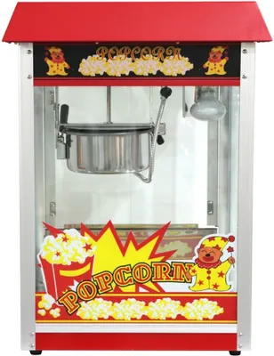 Produktbild von HENDI Popcorn-Maschine, Schwarz, 230V/1500W, 574x420x(H)778mm