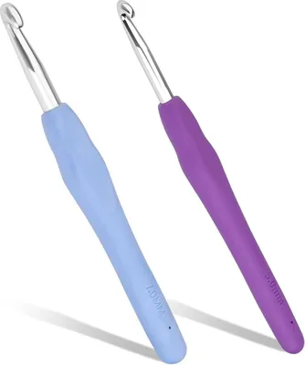 Obrázok produktu pre Riddur 2-pack háčiky na háčkovanie 5,0 mm/7,0 mm Ergonomická rukoväť