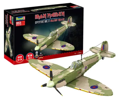 Produktbild von Revell 00962 - 1/18 Iron Maiden Spitfire MK.II Aces High Brick System Klemmbaustein Set