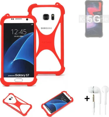 Produktbild von Handy-hülle + Kopfhörer kompatibel mit UMIDIGI Bison GT2 5G Schutz-hülle Bumper Silikon Schutz Hülle Cover Case Silikoncase Silikonbumper TPU