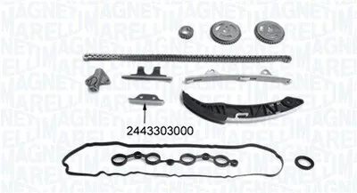 Produktbild von MAGNETI MARELLI 341500001350 Steuerkettensatz Steuerkette für HYUNDAI i10 (PA) für KIA RIO III (UB)