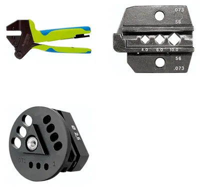 Produktbild von 624 073 3 0 K2 Rennsteig Werkzeuge GmbH Crimpzange PEW12 für gedrehte Kontakte Querschnitt 4mm² - 10mm² - 1 Stück