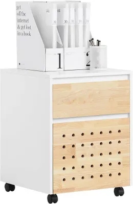 Produktbild von Famanu Mobiler Schrank mit Rollen und Schubladen - Dokumenten Organizer
