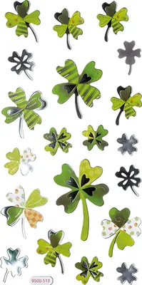 Produktbild von ROESSLER PAPIER Sticker Happy viel Glück