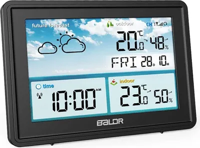 Produktbild von BALDR Wetterstation Funk mit Außensensor DCF Funkuhr Digital