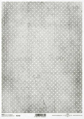 Immagine prodotto di Carta di riso per decoupage a punti ITD-R1742 - A4