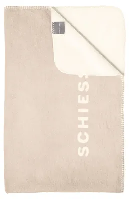 Produktbild von SCHIESSER Wohndecke Klara | Zweifarbig | Baumwollmix | Weich & Angenehm | Waschbar und pflegeleicht | 150x200 cm | Beige