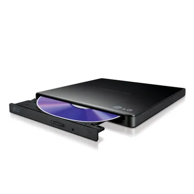 Produktbild von LG GP57EB40, Schwarz, Ablage, Desktop / Laptop, DVD Super Multi DL, USB 2.0, CD-R, CD-ROM, CD-RW, DVD+R, DVD+R DL, DVD+RW, DVD-R, DVD-R DL, DVD-RAM, DVD-ROM, DVD-RW