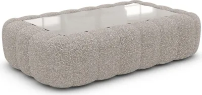 Produktbild von Bouclé Couchtisch Rectangle Valora Sand