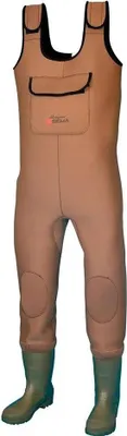 Imagen del producto de Botas de vadeo de neopreno SHAKESPEARE, modelo Sigma, talla estadounidense 10, talla europea 43, talla británica 9, color verde-gris. Botas de vadeo de neopreno, referencia 1290711