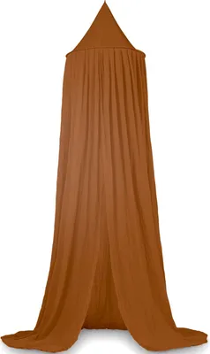 Produktbild von Deryan Baby Baldachin - Moskitonetz Vintage 245 cm – Kinder-Moskitonetz – Betthimmel Caramel