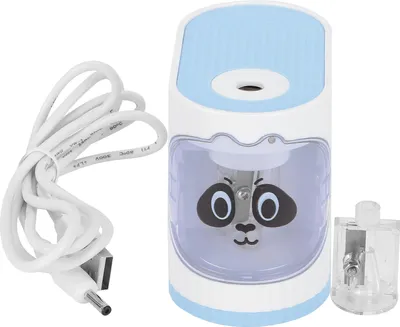 Produktbild von Elektrischer Bleistiftspitzer Klassenzimmer Cartoon Stationery Auto Stopp für Kinder Künstlerblue