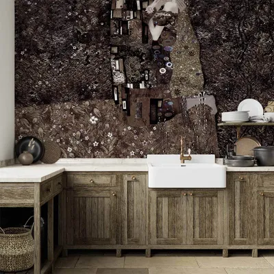 Produktbild von Vlies Fototapete - Klimt inspiration - Recalling Tenderness 200x140 cm Menschen l-A-0001-a-d
