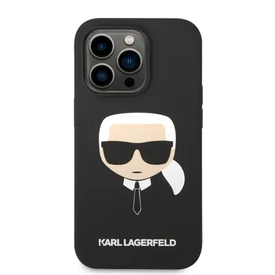 Immagine prodotto di Karl Lagerfeld Klhmp14Xslkhbk Custodia rigida per Iphone 14 Pro Max 6,7 Czarny/Nero Silicone Karl's Head Magsafe