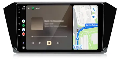 Obrázek produktu pro Dodatečně montované rádio kompatibilní s VW Passat B8 2015-2020 Carplay Android Auto Navi Bluetooth DAB+ zadní kamera 10 palců 32 GB