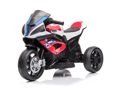 Produktbild von Kinder Elektromotorrad BMW HP4, zwei Motoren, LED, Audio-Modul mit MP3, rot