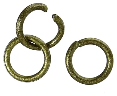 Produktbild von 100 Verbindungsringe, Biegeringe, Binderinge 6 mm bronze