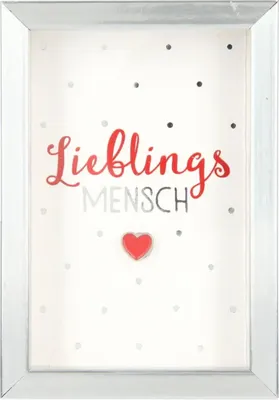 Produktbild von Depesche Komplimente im Bilderrahmen, klein : LieblingsMENSCH Komplimente im Bilderrahmen, klein: LieblingsMENSCH