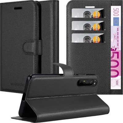 Image de Cadorabo Housse pour Sony Xperia 1 II Housse de protection en noir Etui pour téléphone portable Case Cover Fermeture magnétique