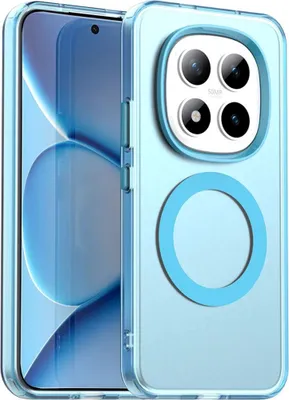 Produktbild von Für Xiaomi Redmi Note 15 Pro Plus 5G Candy Design Magsafe Schutzhülle Blau