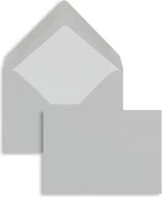 Produktbild von Briefumschläge 157x225mm (DIN C5) 100g/qm gummiert VE=100 Stück eisgrau