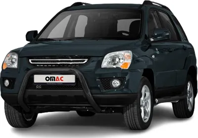 Produktbild von Frontbügel Frontschutzbügel für Kia Sportage 2008-2010 mit ABE Stahl Schwarz