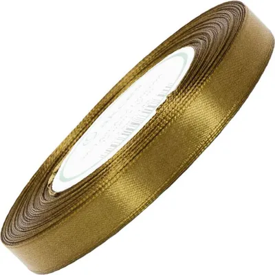 Zdjęcie produktu dla Wstążka satynowa złota 12mm - 32mb