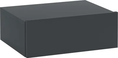 Produktbild von HOMCOM Schwebender Nachttisch mit Schublade, Spanplatte Schlafzimmer Nachttisch, Moderner Stil, 40x30x15 cm, Schwarz